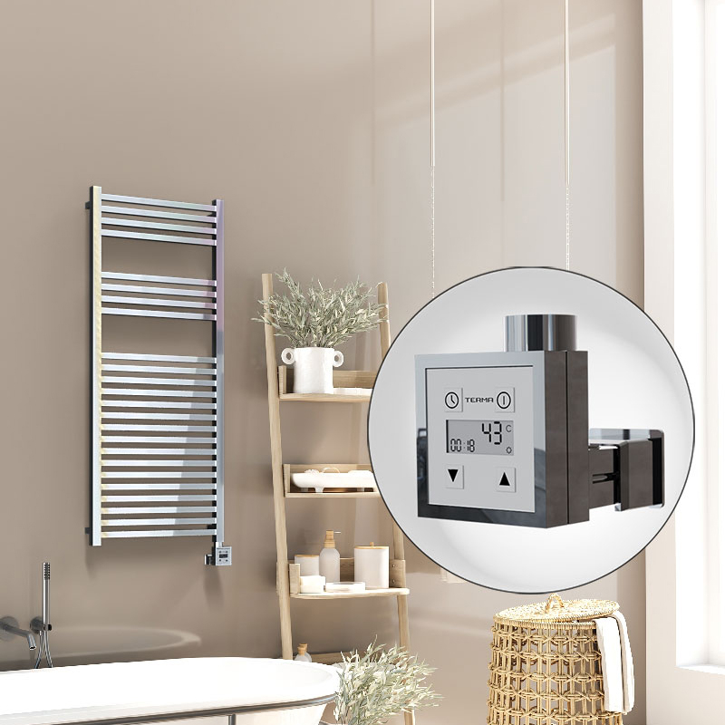 Barbados Electric Towel Warmer 500x1200  Chrome Ktx3 300 W 