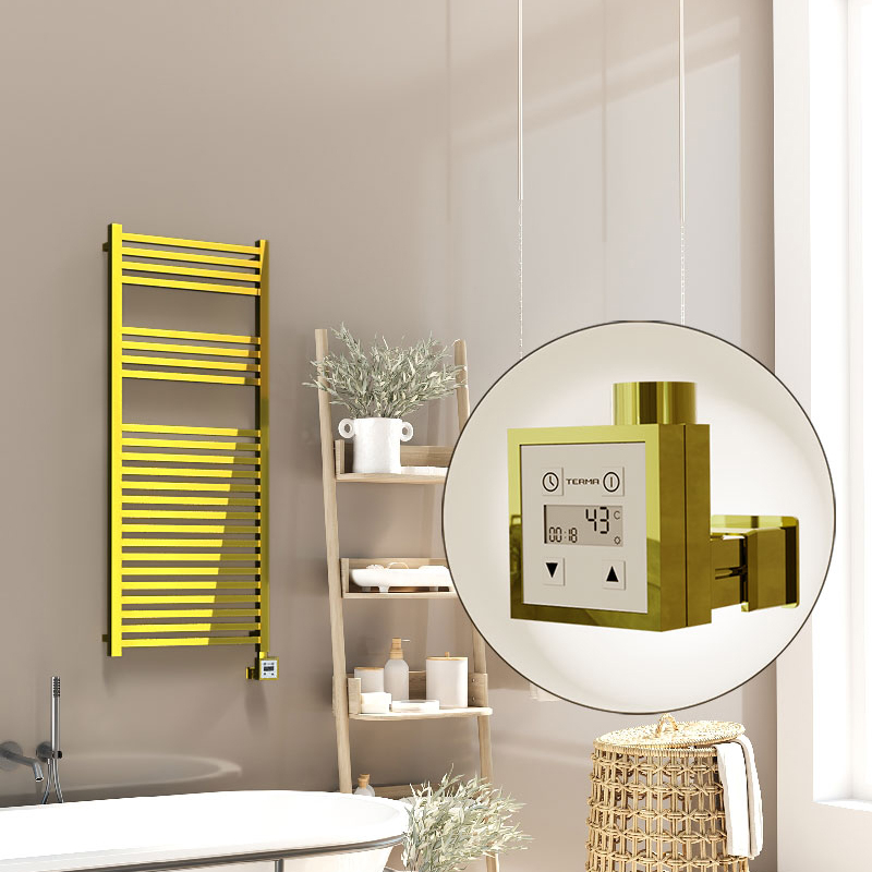 Barbados Electric Towel Warmer 500x1200  Gold Ktx3 300 W 