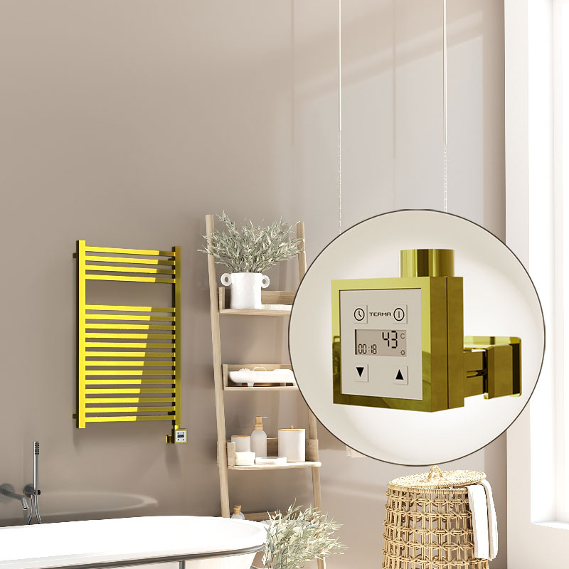 Barbados Electric Towel Warmer 500x800 Gold Ktx3 200 W - 1