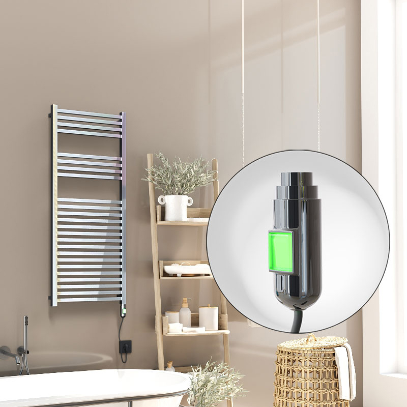 Barbados Elektrikli Havlupan 500x1200 Krom (On/Off Düğmeli) 600W 