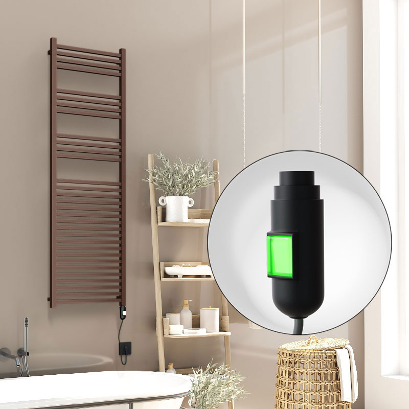 Barbados Elektrikli Havlupan 500x1600 Bakır Eskitme (On/Off Düğmeli) 600W - 1