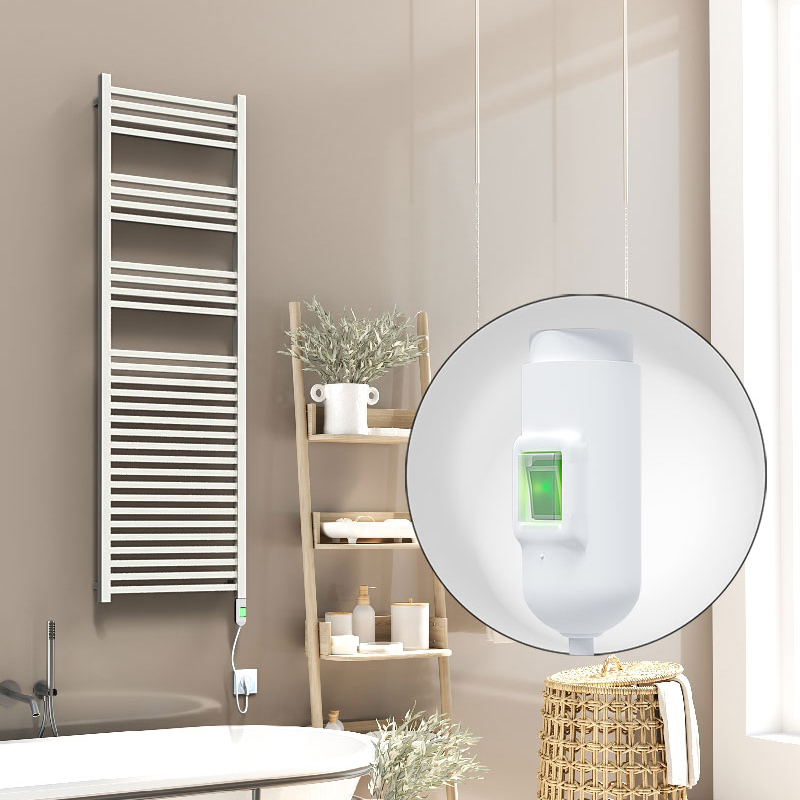 Barbados Elektrikli Havlupan 500x1600 Beyaz (On/Off Düğmeli) 900W - 1