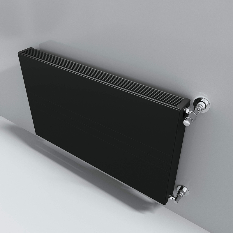 Bella Çizgili Dekoratif Panel Radyatör 600x500 Siyah