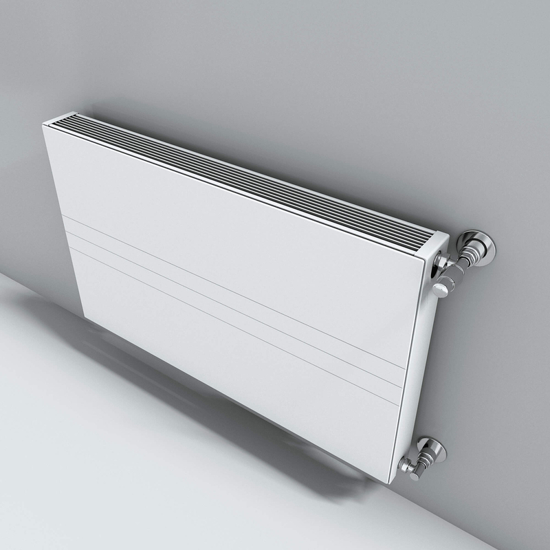 Bella Çizgili Dekoratif Panel Radyatör 600x900 Beyaz