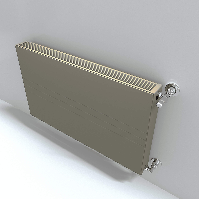 Bella Çizgili Dekoratif Panel Radyatör 600x900 Kapuçino