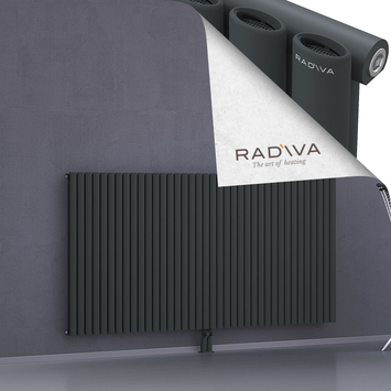 Bia Aluminium Radiator 1000x2196 Dark Anthracite Bottom Middle 50mm