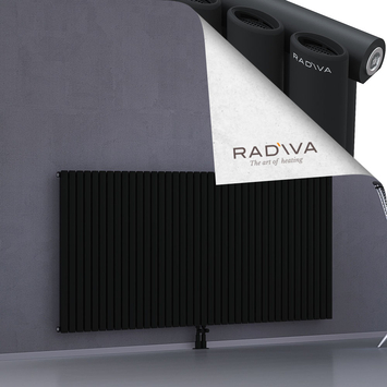 Bia Aluminium Radiator 1000x2254 Black Bottom Middle 50mm