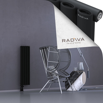 Bia Aluminium Radiator 1000x282 Black Bottom Left 50mm