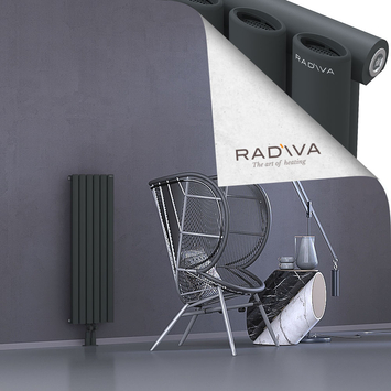Bia Aluminium Radiator 1000x340 Dark Anthracite Bottom Middle 50mm