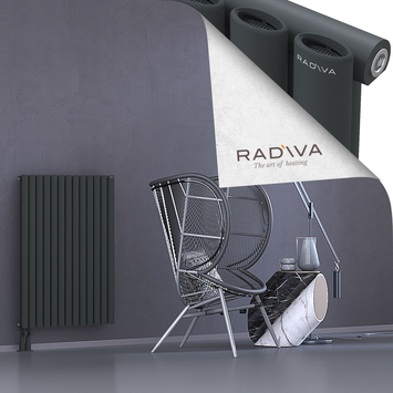 Bia Aluminium Radiator 1000x746 Dark Anthracite Bottom Left 50mm
