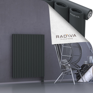 Bia Aluminium Radiator 1200x1094 Dark Anthracite Bottom Right 50mm