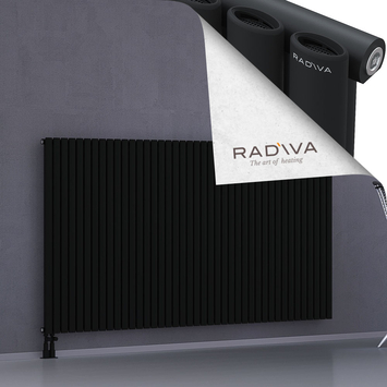 Bia Aluminium Radiator 1200x2370 Black Bottom Left 50mm