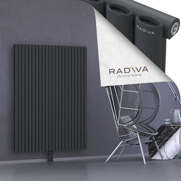 Bia Aluminium Radiator 1500x1268 Dark Anthracite Bottom Middle 50mm