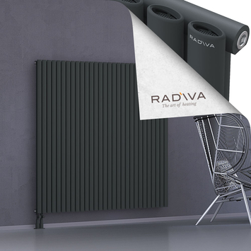 Bia Aluminium Radiator 1500x1674 Dark Anthracite Bottom Left 50mm