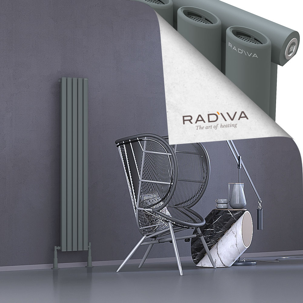 Bia Aluminium Radiator 1500x282 Anthracite - 1