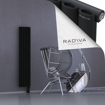 Bia Aluminium Radiator 1500x340 Black Bottom Right 50mm