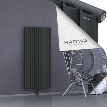 Bia Aluminium Radiator 1500x804 Dark Anthracite Bottom Middle 50mm