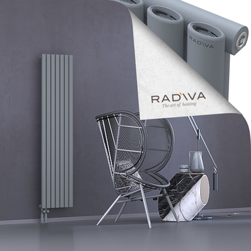 Bia Aluminium Radiator 1600x398 Grey Bottom Left 50mm