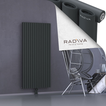 Bia Aluminium Radiator 1600x862 Dark Anthracite Bottom Middle 50mm