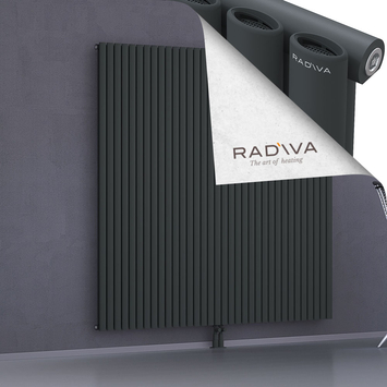 Bia Aluminium Radiator 1800x1964 Dark Anthracite Bottom Middle 50mm
