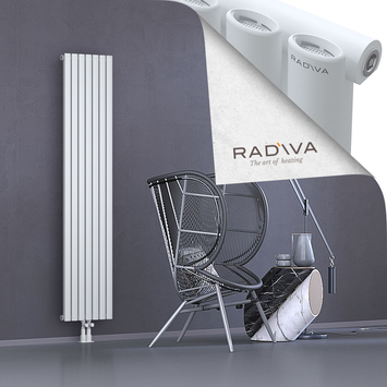 Bia Aluminium Radiator 1800x398 White Bottom Middle 50mm