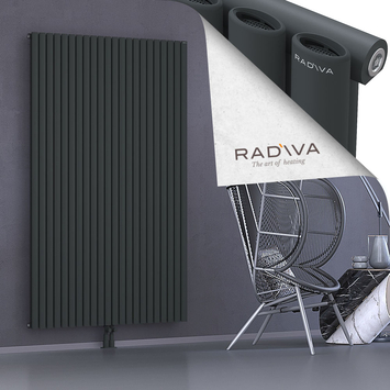 Bia Aluminium Radiator 1900x1268 Dark Anthracite Bottom Middle 50mm