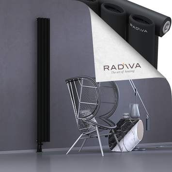 Bia Aluminium Radiator 1900x224 Black Bottom Left 50mm