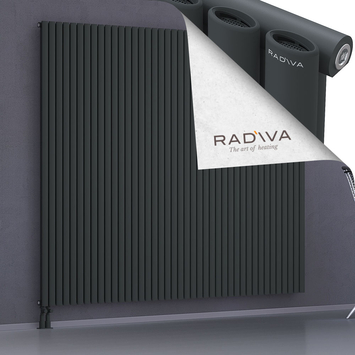 Bia Aluminium Radiator 1900x2370 Dark Anthracite Bottom Left 50mm