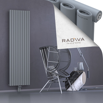 Bia Aluminium Radiator 1900x630 Grey Bottom Middle 50mm