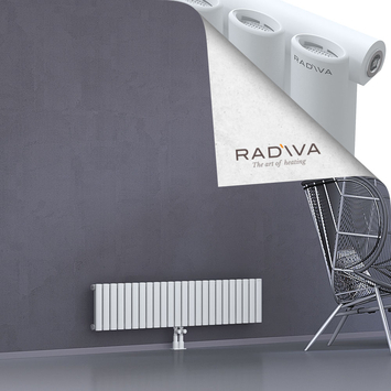 Bia Aluminium Radiator 300x1384 White Bottom Middle 50mm