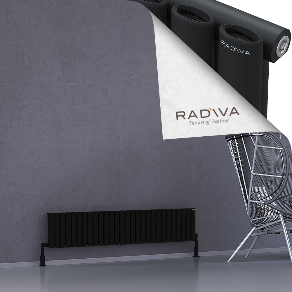 Bia Aluminium Radiator 300x1616 Black - 1