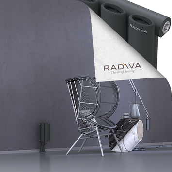 Bia Aluminium Radiator 300x166 Dark Anthracite Bottom Left 50mm
