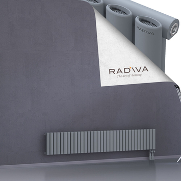 Bia Aluminium Radiator 300x1964 Grey Bottom Right 50mm