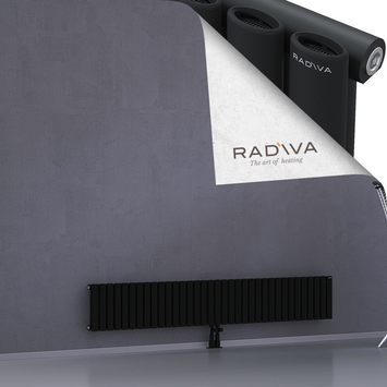 Bia Aluminium Radiator 300x2022 Black Bottom Middle 50mm