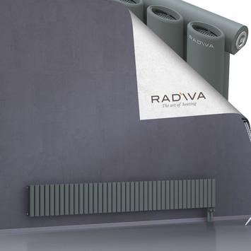 Bia Aluminium Radiator 300x2370 Anthracite Bottom Right 50mm
