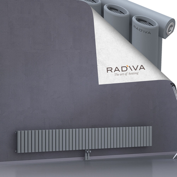 Bia Aluminium Radiator 300x2428 Grey Bottom Middle 50mm