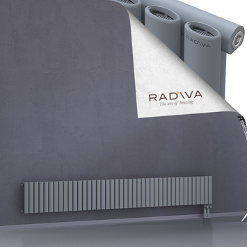 Bia Aluminium Radiator 300x2428 Grey Bottom Right 50mm