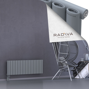 Bia Aluminium Radiator 400x1268 Grey Bottom Left 50mm