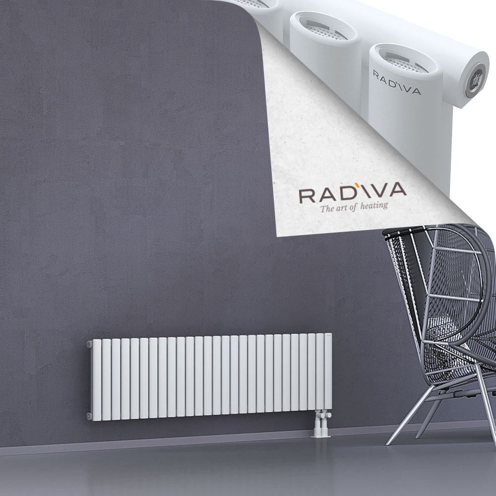 Bia Aluminium Radiator 400x1558 White - 3