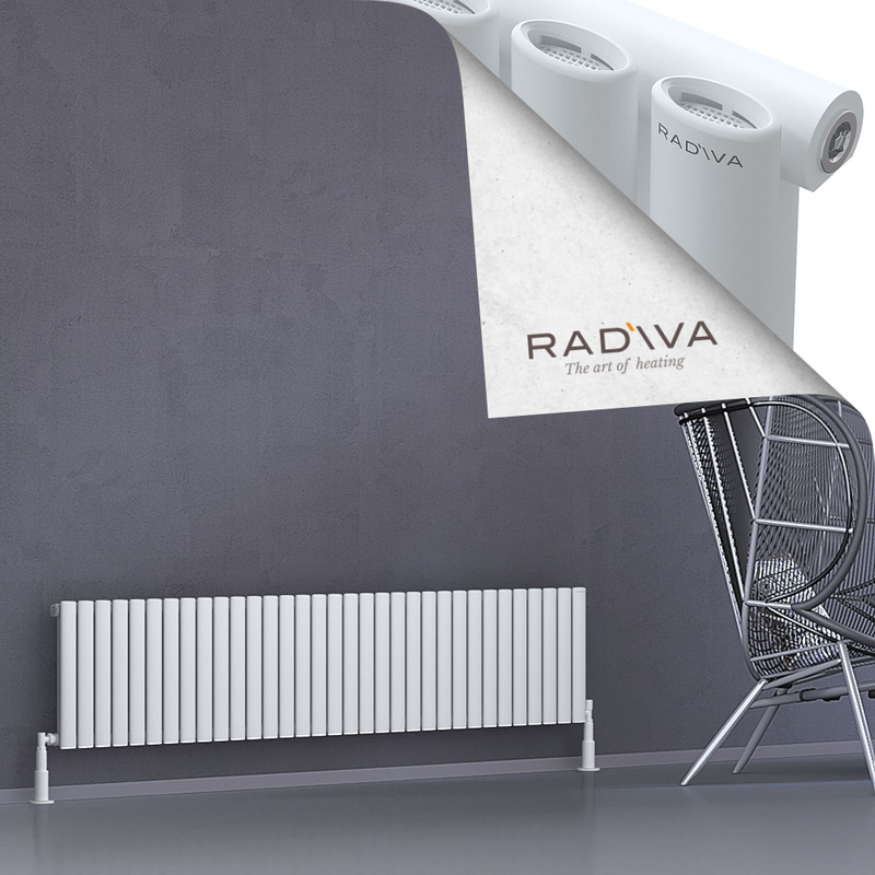 Bia Aluminium Radiator 400x1906 White 