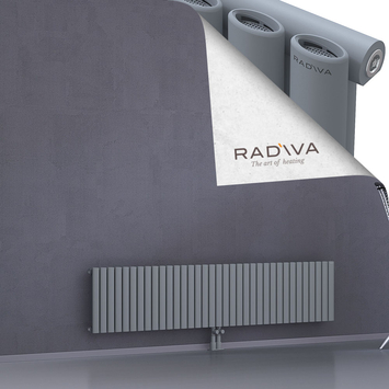 Bia Aluminium Radiator 400x2022 Grey Bottom Middle 50mm
