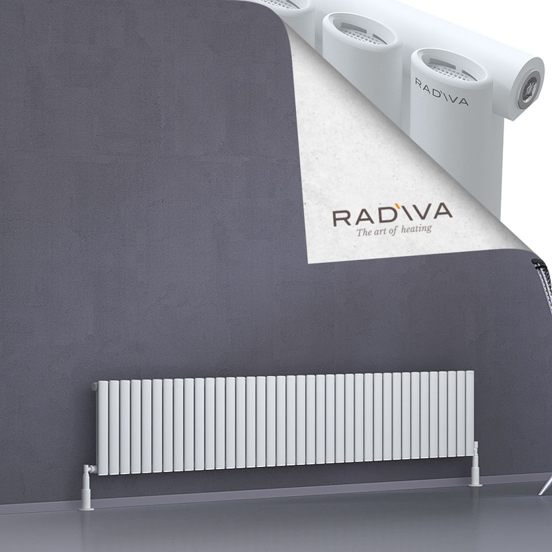 Bia Aluminium Radiator 400x2196 White 