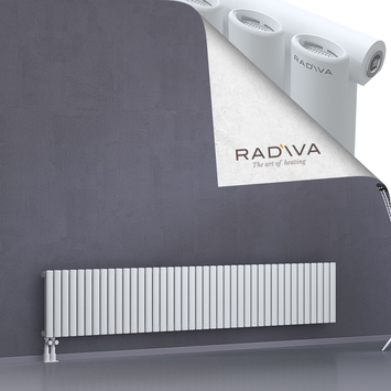 Bia Aluminium Radiator 400x2370 White Bottom Left 50mm