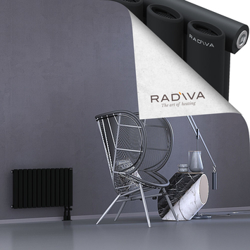 Bia Aluminium Radiator 400x746 Black Bottom Right 50mm