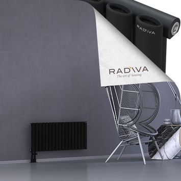 Bia Aluminium Radiator 400x978 Black Bottom Left 50mm