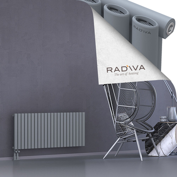Bia Aluminium Radiator 500x1268 Grey Bottom Left 50mm