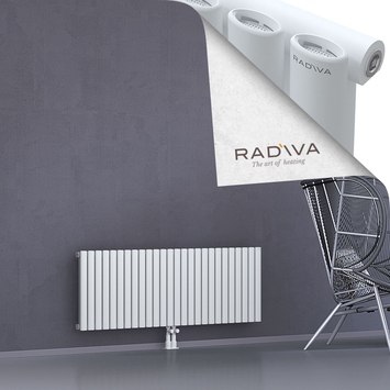 Bia Aluminium Radiator 500x1500 White Bottom Middle 50mm