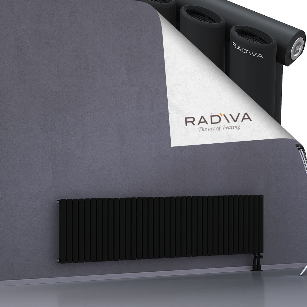 Bia Aluminium Radiator 500x2138 Black - 4
