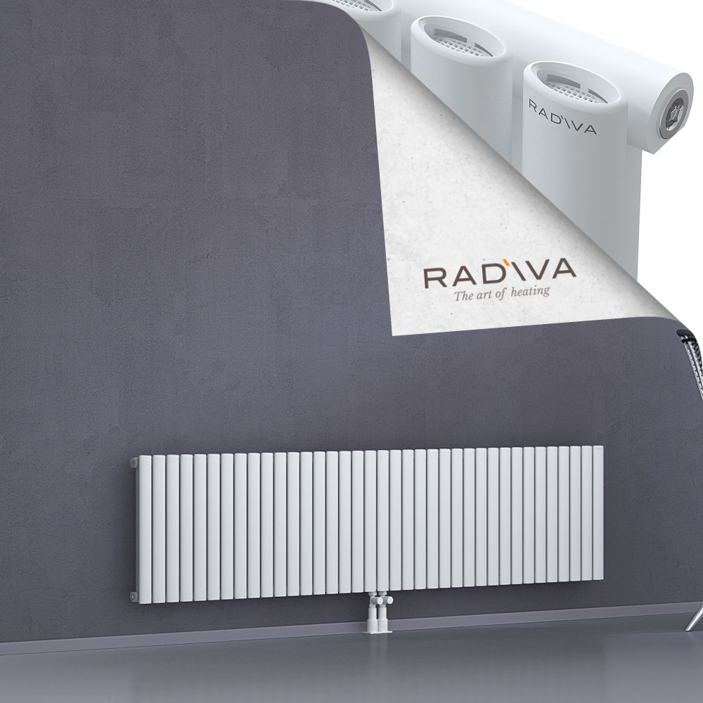 Bia Aluminium Radiator 500x2138 White - 2