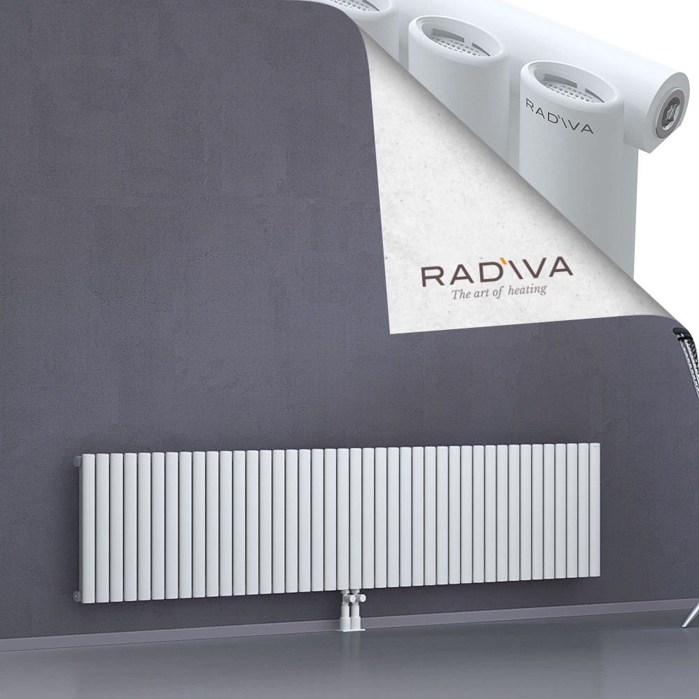 Bia Aluminium Radiator 500x2370 White - 2